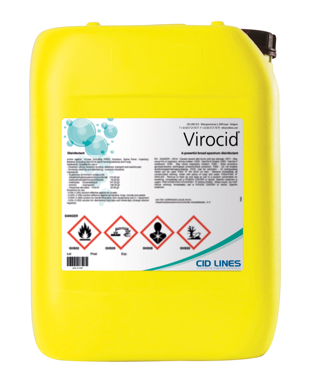Virocid 20 ltr Sótthreinsiefni