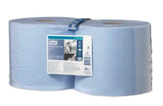 Handþurrkur iðnaðar bláar W2 2 rl í pk