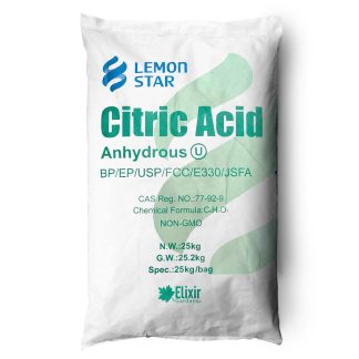 Citric Acid Anhydous Food grade 25 kg
