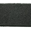 Gólfpaddi 250x120x25mm svartur/mjög stífur